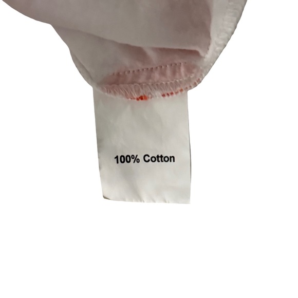 Gabrielle5 Women's Floral Blazer - White and Orange size L 100% Cotton - Picture 4 of 9